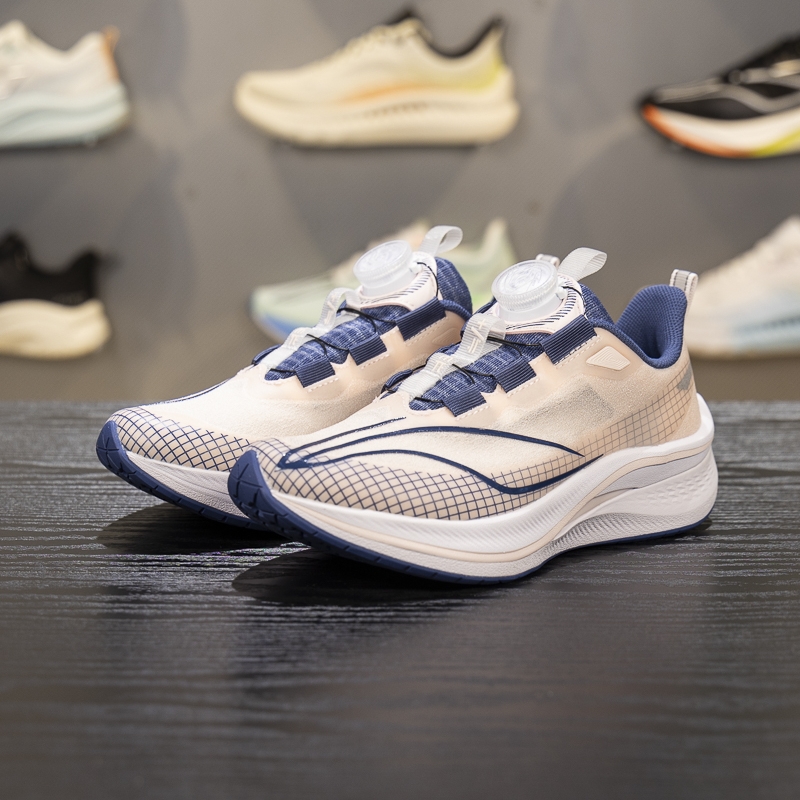 李宁正品赤兔7 PRO大童减震轻便专业运动训练低帮跑步鞋YKFV198-2