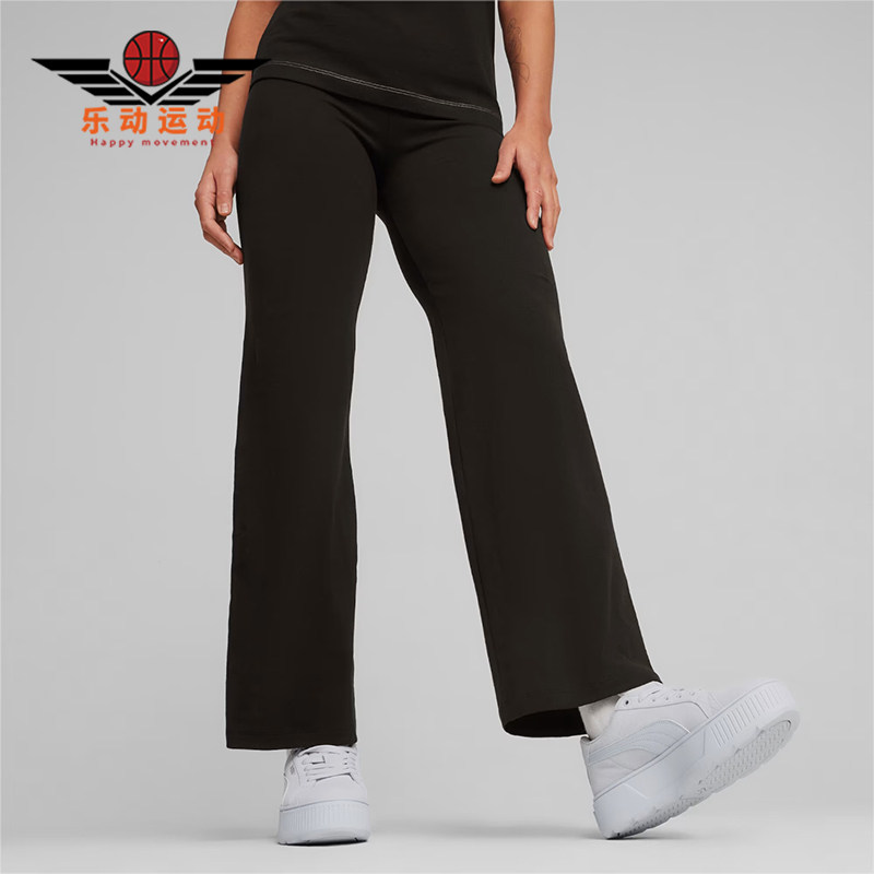 Puma/彪马正品女士简约直筒紧身透气时尚休闲长裤680405-01