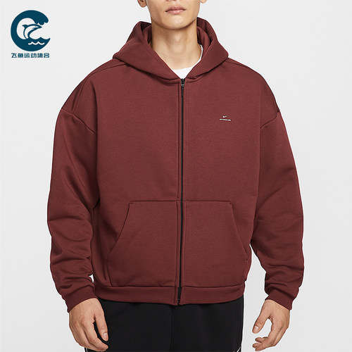 Nike/耐克正品Therma-FIT男士运动宽松连帽拉链外套IO3690-619