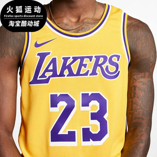 Nike/耐克正品洛杉矶湖人队SW   CONNECTED 男子休闲球衣AA7099