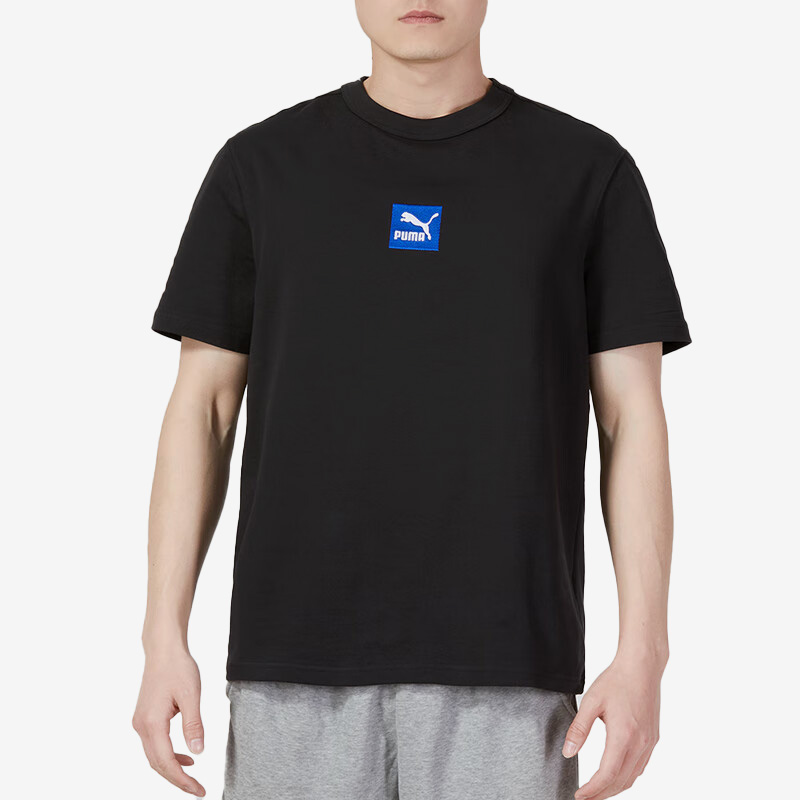 Puma/彪马正品夏季新款男子运动简约透气短袖T恤624891-01