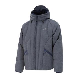 李宁正品NINEPointNINE联名系列男子运动休闲连帽羽绒服AYMU651