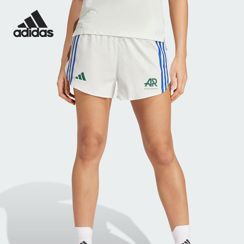 Adidas/阿迪达斯正品RUNNERS女士透气训练跑步运动短裤JC7376