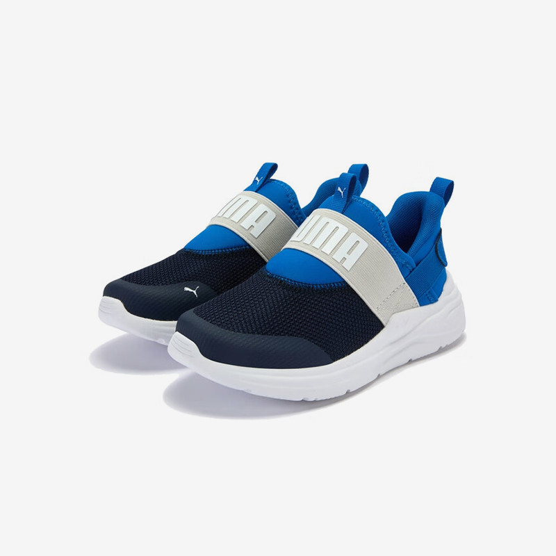 Puma/彪马正品新款儿童蓝白色校园出街经典柔软休闲鞋402832-06