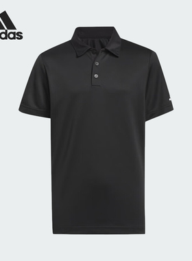 Adidas/阿迪达斯正品204新款大童简约经典短袖POLO衫IU3513