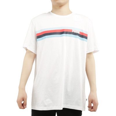 PUMA/彪马正品 CELEBRATION 男子休闲运动印花短袖T恤衫 586040