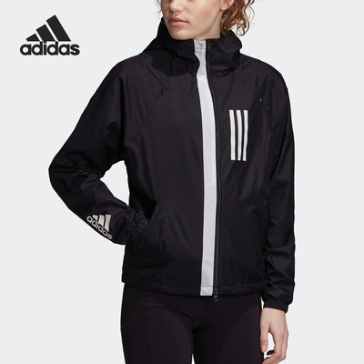 Adidas/阿迪达斯正品 W WND JKT FL 女子休闲运动夹克外套DZ0034
