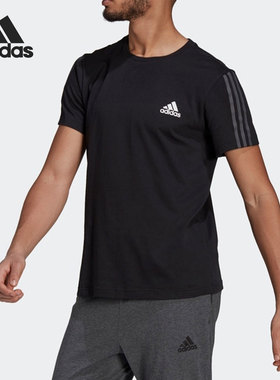 Adidas/阿迪达斯正品新款舒适透气男子休闲运动短袖GK9436