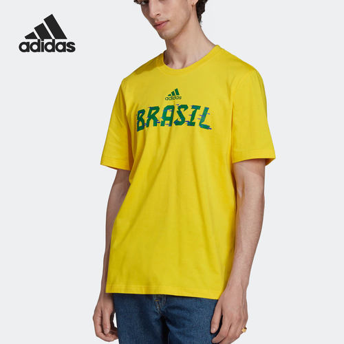 阿迪达斯短袖男子运动T恤