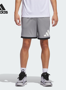 Adidas/阿迪达斯正品2025夏季款男士宽松训练运动短裤JN4730