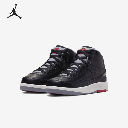 Nike/耐克正品JORDAN小童系带高帮缓震运动耐磨篮球鞋DQ8564-001