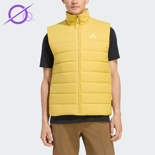 Adidas/阿迪达斯正品男士户外拒水防风保暖夹棉马甲KX8819
