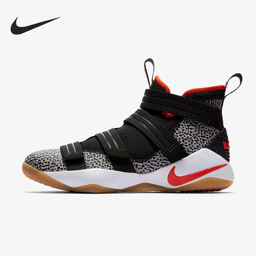 Nike/耐克正品LeBron男士中帮一脚蹬缓震篮球鞋897646-006