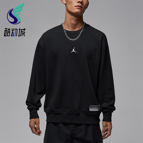Nike/耐克正品JORDAN男士休闲套头针织运动圆领卫衣IO7830-010