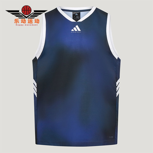 Adidas/阿迪达斯正品夏季款男士篮球简约无袖背心T恤LD2862