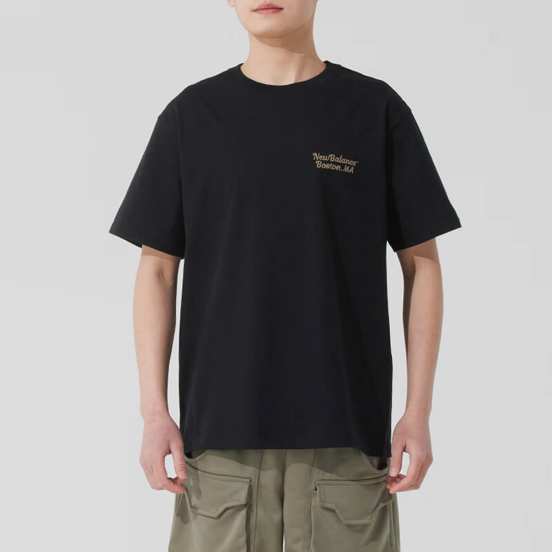 New Balance/NB正品夏季新款男子潮流透气运动短袖T恤AMT51319-BK