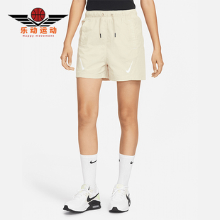 Nike/耐克夏季新款女士训练休闲对勾梭织短裤DR6206-206
