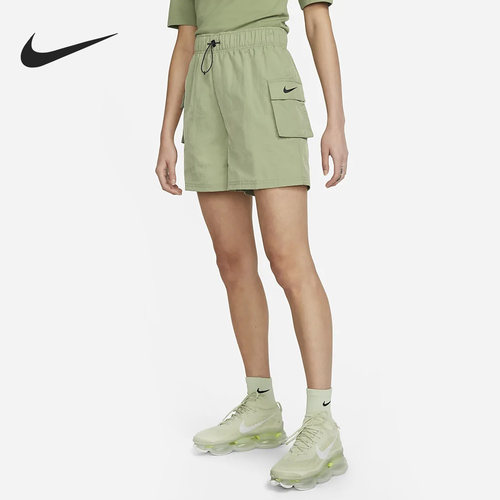 Nike/耐克正品夏季女子机能风休闲梭织高腰短裤DM6248-386