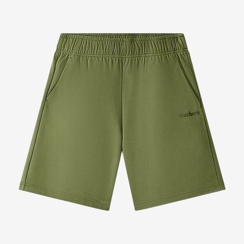 Skechers斯凯奇正品儿童休闲透气舒适五分运动短裤L225M099-05HR