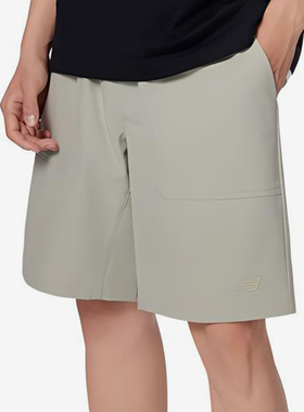 New Balance/NB正品夏季新款男子纯色梭织运动短裤AMS42308-OVN