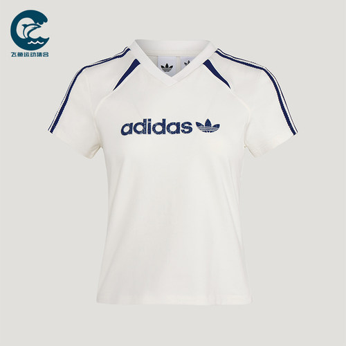 Adidas/阿迪达斯正品三叶草BLKTWT-SHIRT新款女经典短袖T恤KU4763