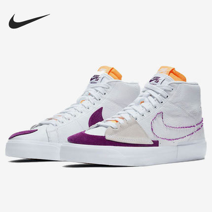 Nike/耐克正品SB BLAZER ZOOM 男女中帮滑板鞋 DA2189-100
