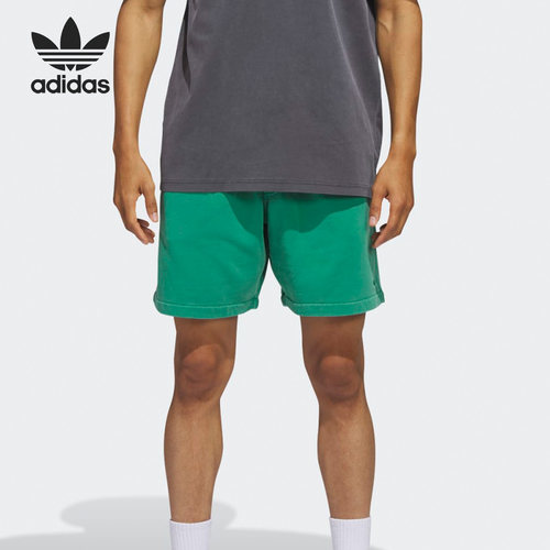Adidas/阿迪达斯正品三叶草男女同款运动健身训练短裤HS3030