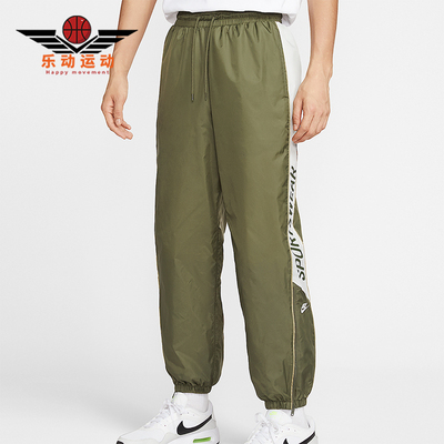 Nike/耐克正品2025夏季男士透气运动梭织休闲束脚长裤HJ2245-222