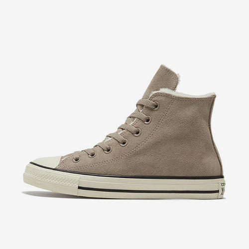 Converse匡威正品运动女子翻毛皮加绒保暖高帮休闲板鞋569397C