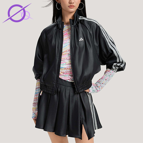 Adidas/阿迪达斯正品DCE WV SL JKT女士时尚立领梭织夹克KS0039
