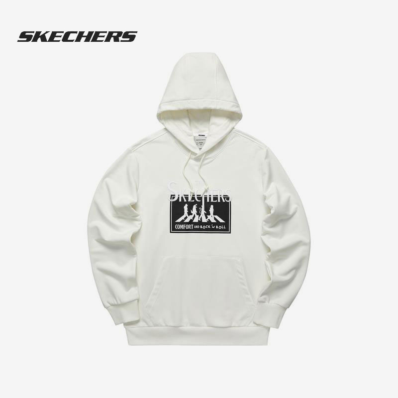 Skechers/斯凯奇正品当季新款休闲男女时尚潮流运动套头衫