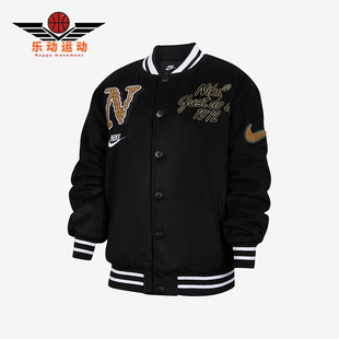 Nike/耐克正品Just Do It大童时尚经典休闲刺绣夹克IQ2833-010
