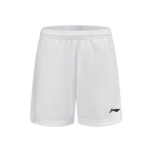 李宁正品羽毛球系列女子速干透气运动训练直筒休闲短裤AAPU136-2