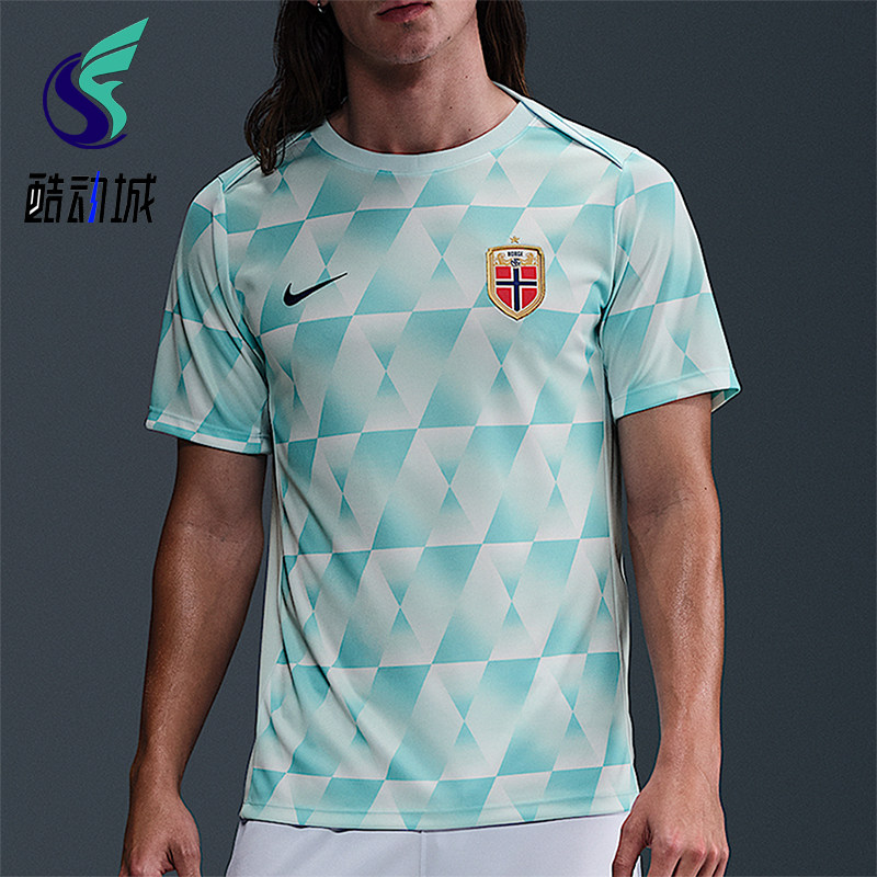 Nike/耐克正品男士吸汗排汗修身足球运动短袖T恤FZ9713-474