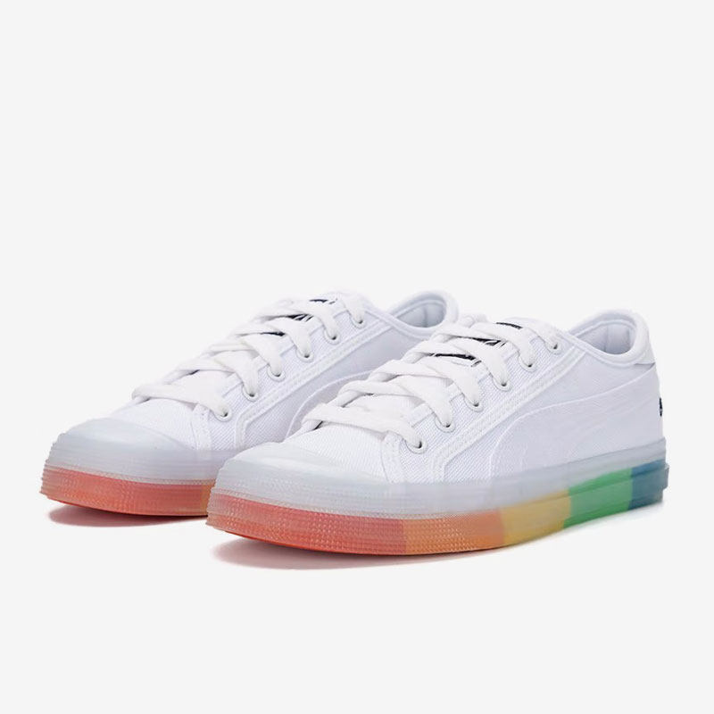 Puma/彪马正品新款男女运动舒适彩虹果冻鞋底板鞋387244-04