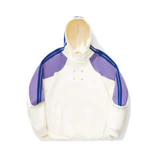 休闲针织宽松套头连帽卫衣AWDU341 Lining 男女同款 新款 李宁正品