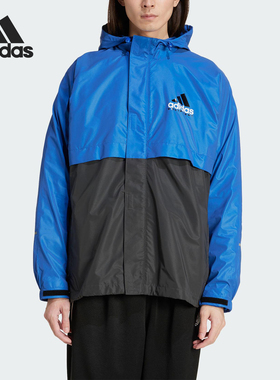 Adidas/阿迪达斯正品新款男士反光拼接户外宽松外套JC8230