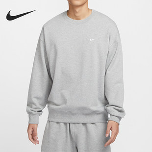Nike/耐克正品Solo Swoosh 男士法式毛圈圆领卫衣DX0812-063