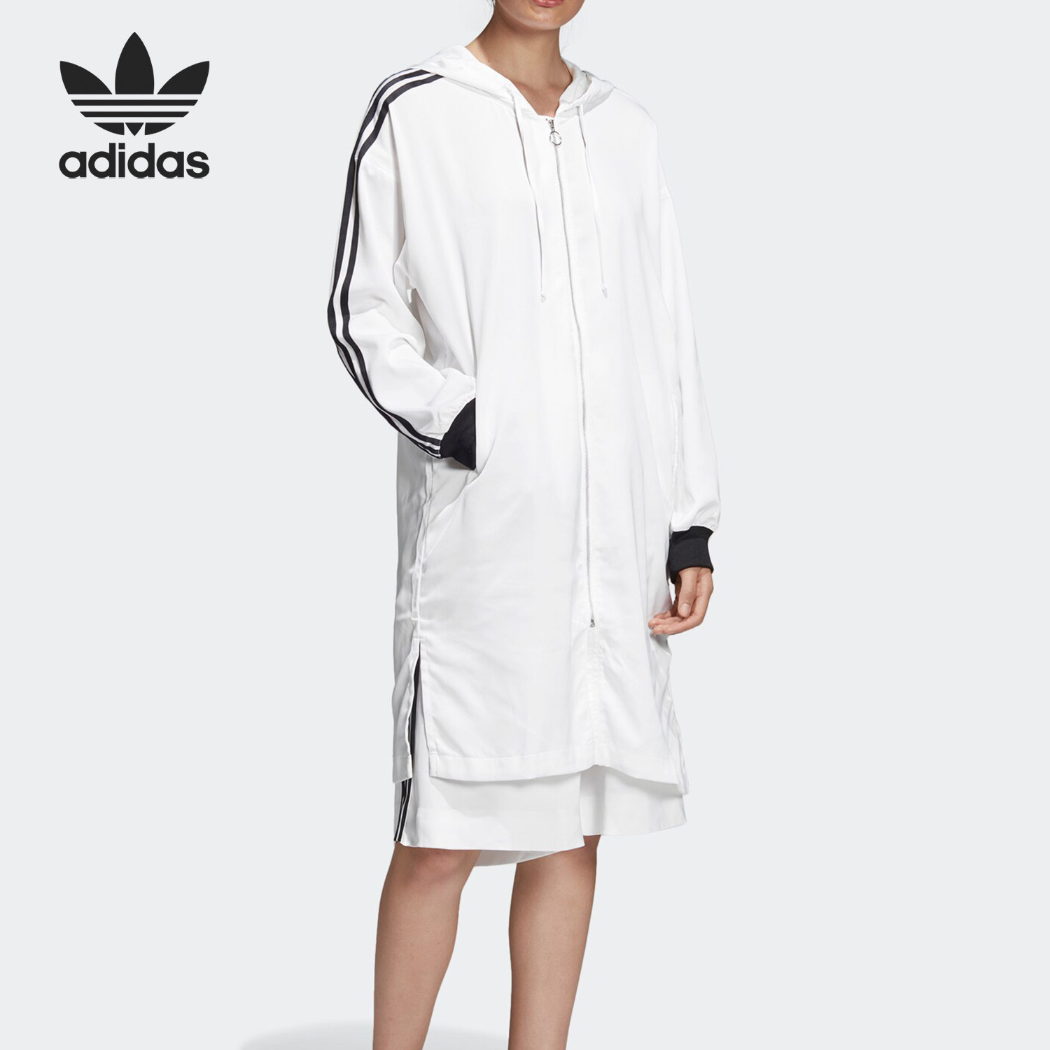 Adidas/阿迪达斯正品 三叶草 19夏季女子运动休闲夹克外套 DU7255,运动服/休闲服装,运动茄克/外套,淘宝优惠券,粉丝福利购,淘宝优惠卷