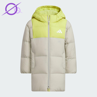 大童运动连帽拒水防风保暖羽绒服KB5126 冬季 Adidas 阿迪达斯正品