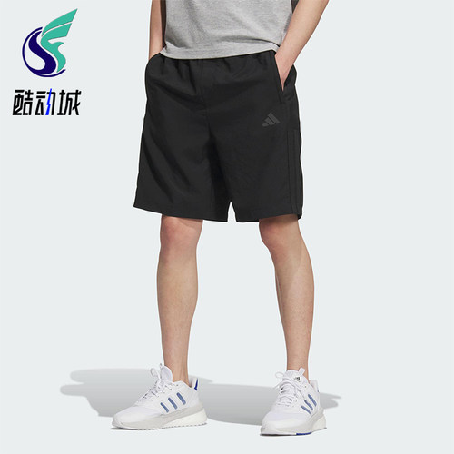 Adidas/阿迪达斯正品2025夏季款男士日常经典梭织运动短裤KC2881