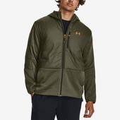 安德玛正品 户外男士 加绒保暖时尚 潮流运动连帽外套1382158 390