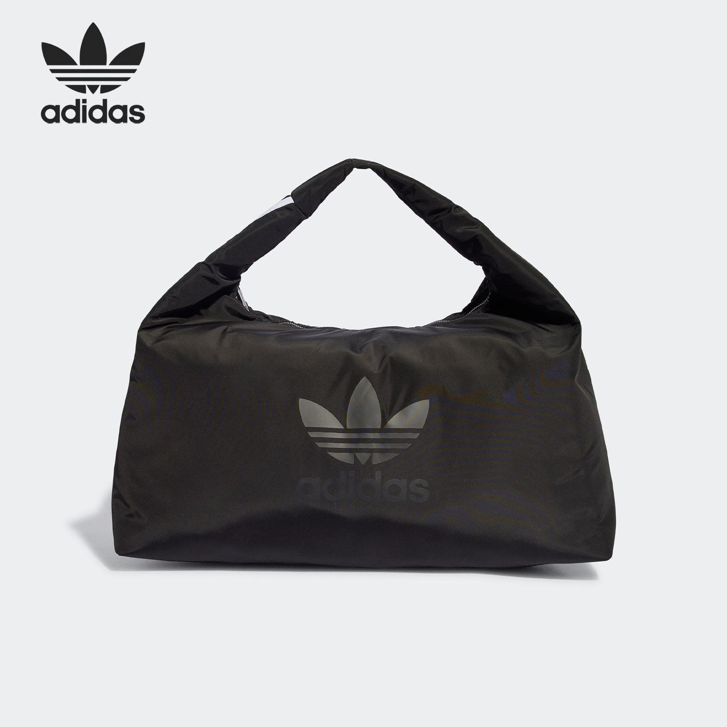 Adidas/阿迪达斯正品三叶草新款女黑色出街简约经典单肩包IC8349