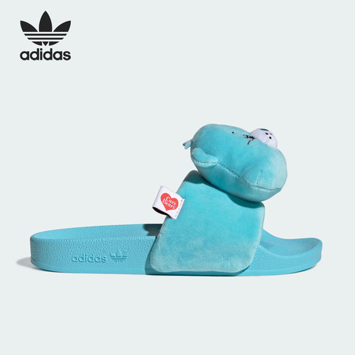 Adidas/阿迪达斯正品ADILETTE女士复古风透气经典休闲拖鞋KH9955