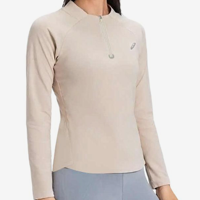 Asics/亚瑟士正品2025新款女子跑步运动休闲长袖T恤2012D246-200