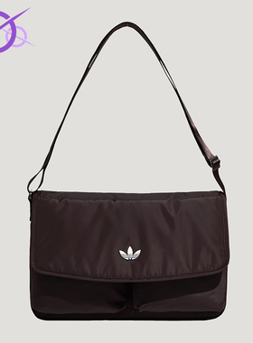 Adidas/阿迪达斯正品三叶草男女日常时尚经典休闲斜挎包KT7417