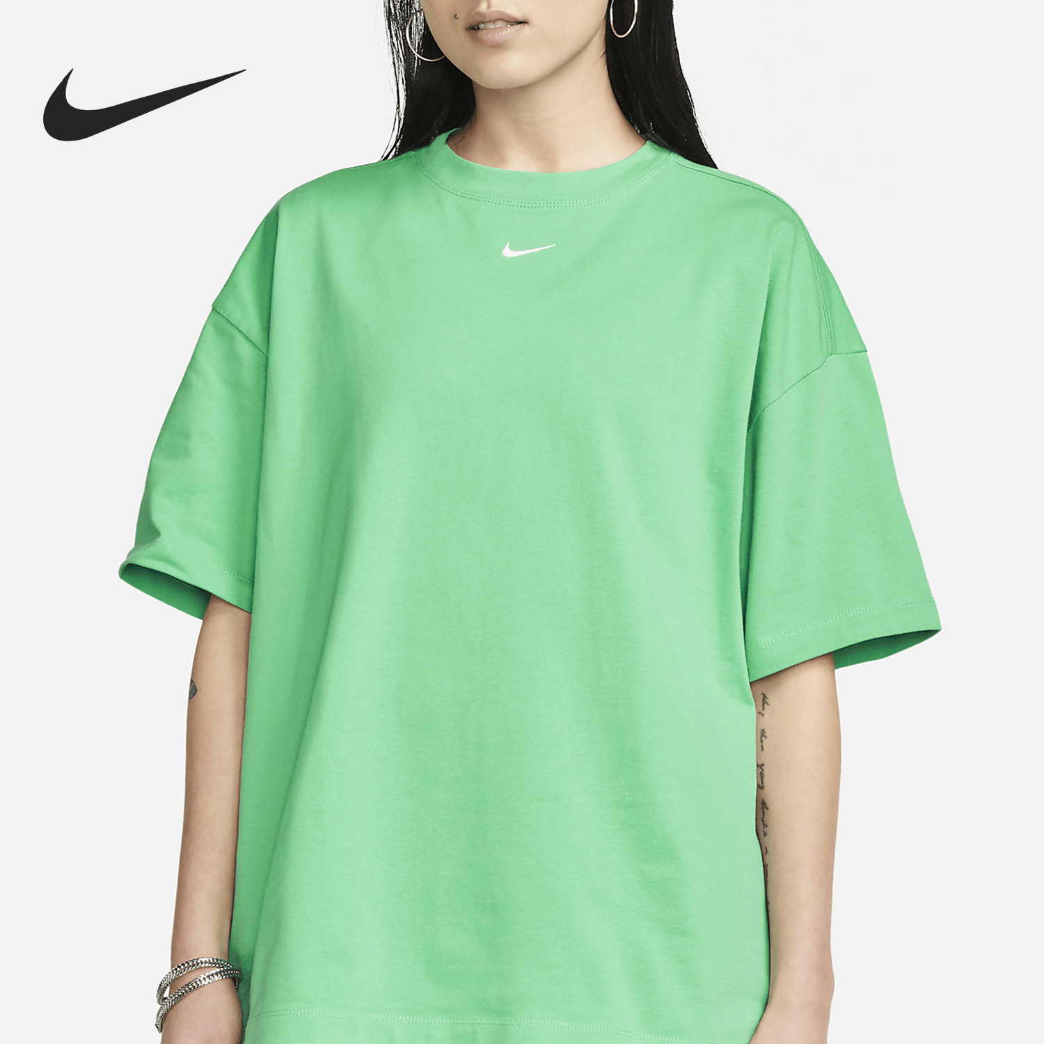 Nike/耐克正品当季新款女子休闲舒适运动短袖T恤 DX7911-363