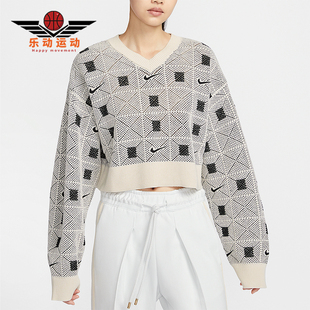 V领针织毛衣FV7802 Nike Osaka女士短款 Naomi 110 耐克正品