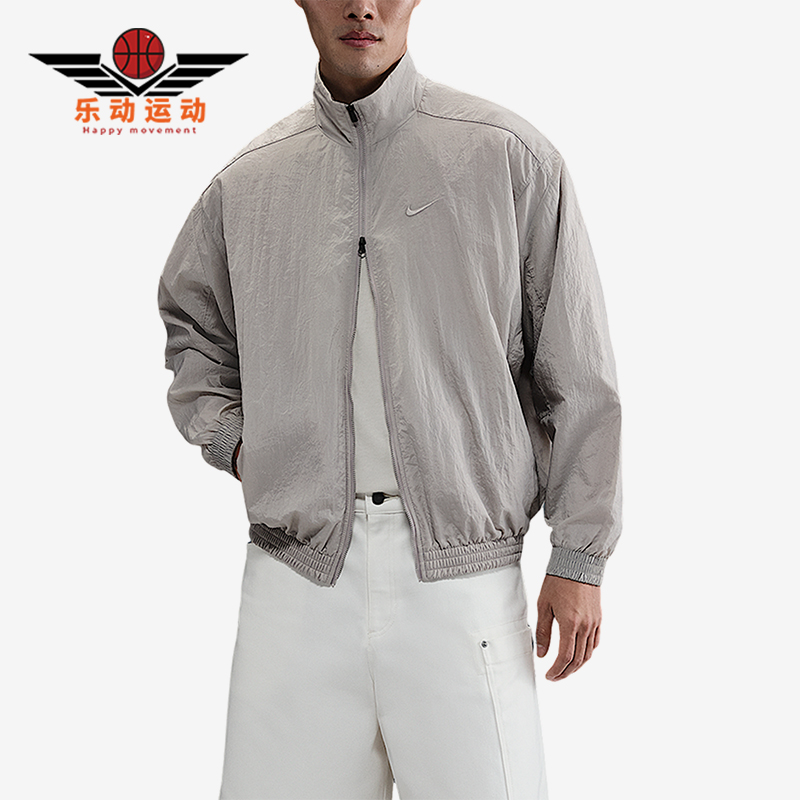 Nike/耐克正品Club男士Oversize风梭织经典运动夹克HV6918-009