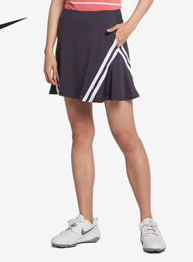 Nike/耐克正品夏季新款女子高尔夫运动透气半身裙AV3667-015